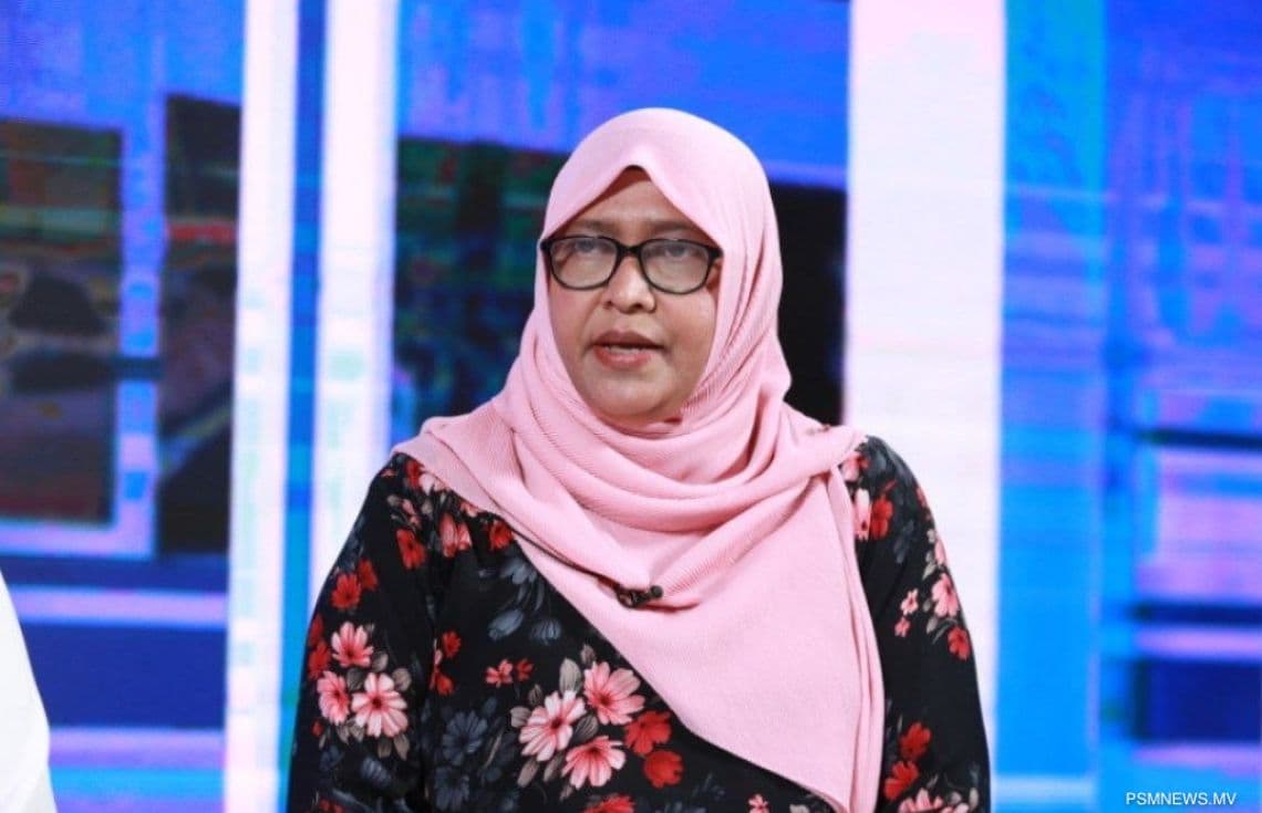 އާސަންދައިގެ މެނޭޖިން ޑިރެކްޓަރު އައިމިނަތު ޒީނިއާ. / ފޮޓޯ: ޕީއެސްއެމް