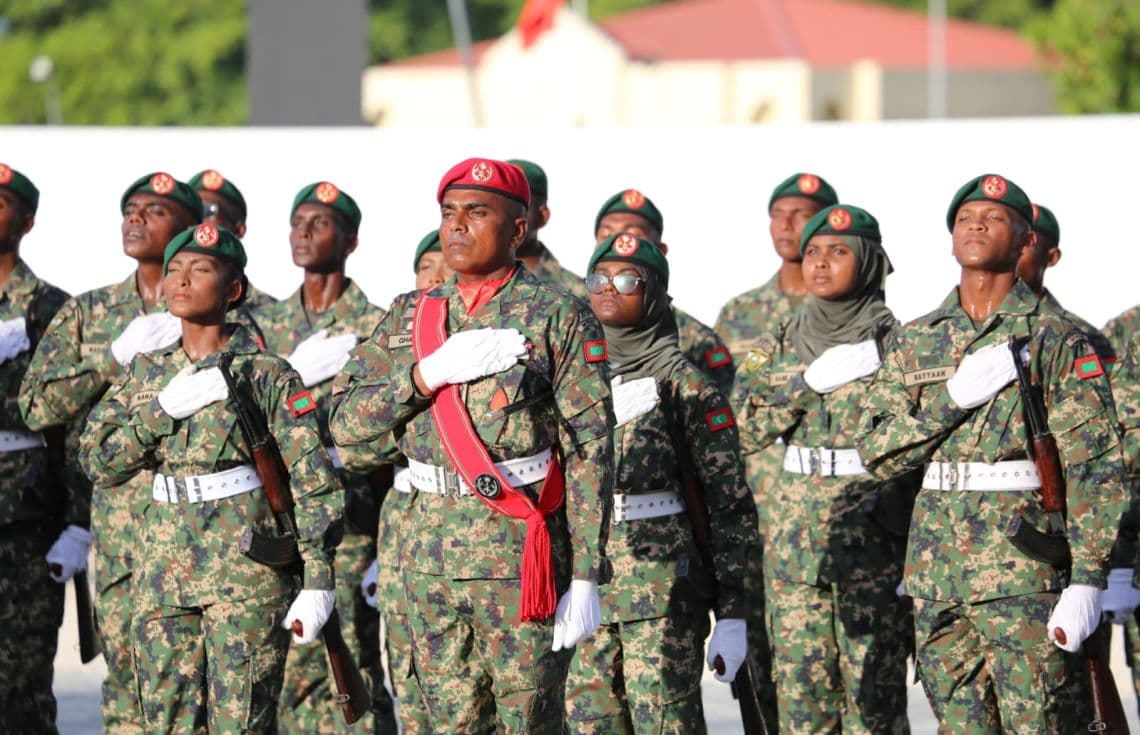 ތަމްރީން ކޯސްގައި ބައިވެރިވި ބައެއް ކުދިން---