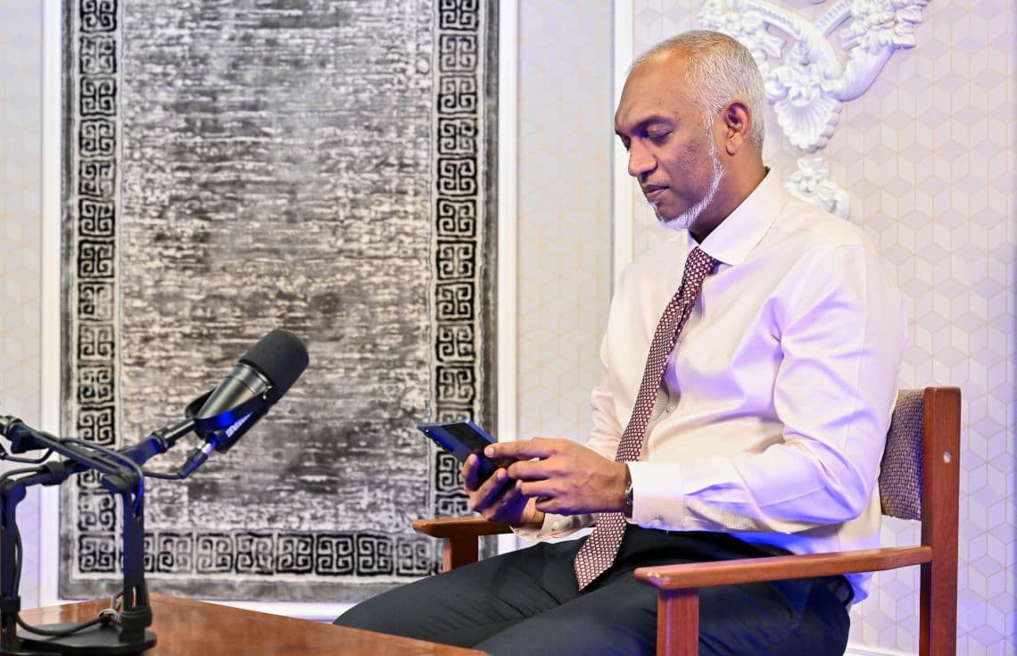 "ދަ ޕްލަސް" ޕްރޮގްރާމްގައި ރައީސް ޑރ. މުއިއްޒު---