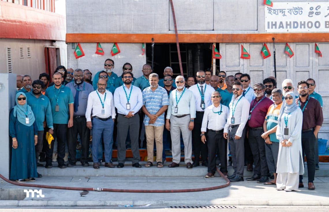 ނޯތު ހާބަރުގެ "އޭ ޒޯން"އިން ފެނާއި ކަރަންޓުގެ ހިދުމަތް ފަށުން/ ފޮޓޯ: އެމްޕީއެލް