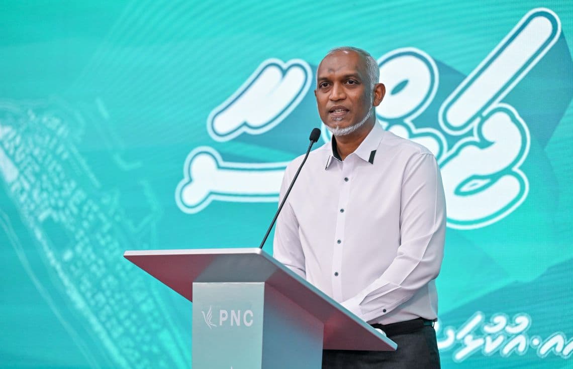 ޕީއެންސީން އުކުޅަހުގައި ބޭއްވި ޖަލްސާގައި ރައީސް ވާހަކަފުޅުދައްކަވަނީ---