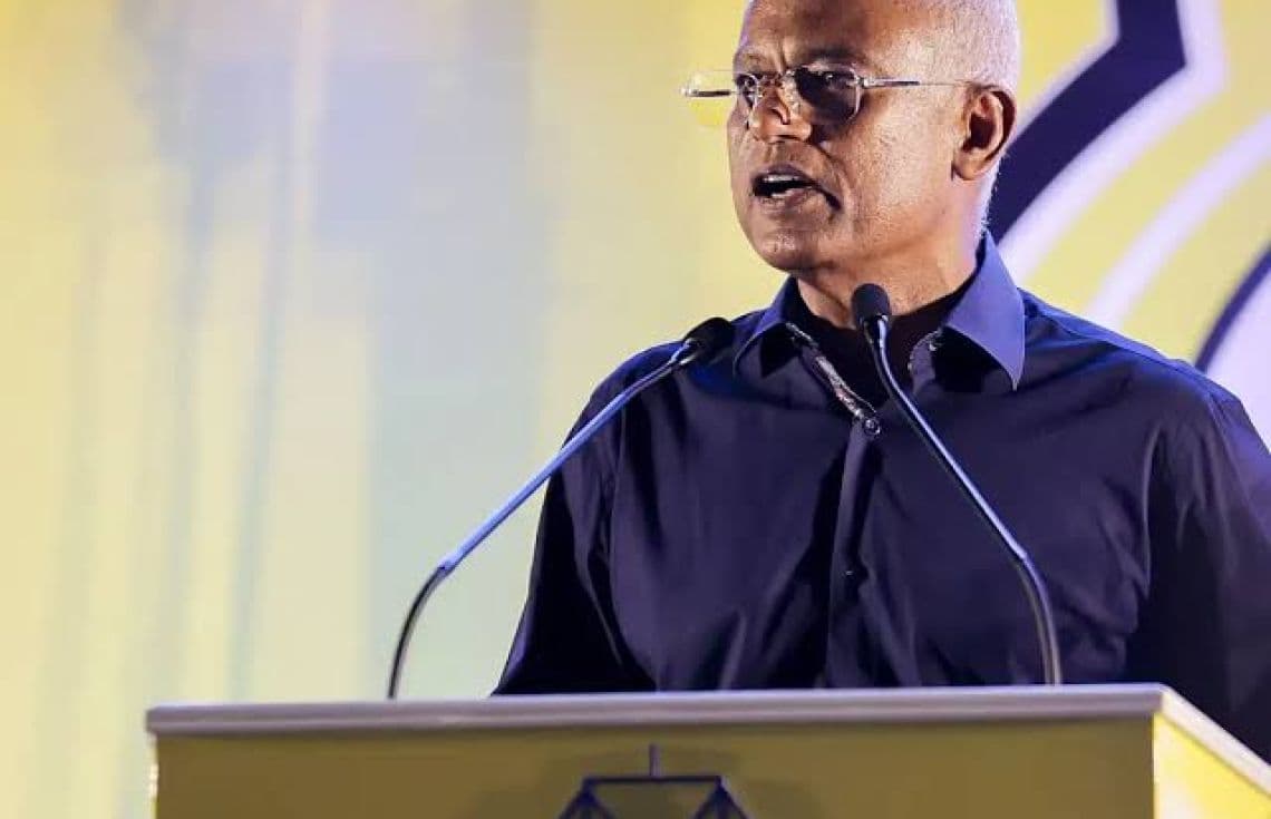 ކުރީގެ ރައީސް އިބްރާހީމް މުޙައްމަދު ޞާލިޙް.