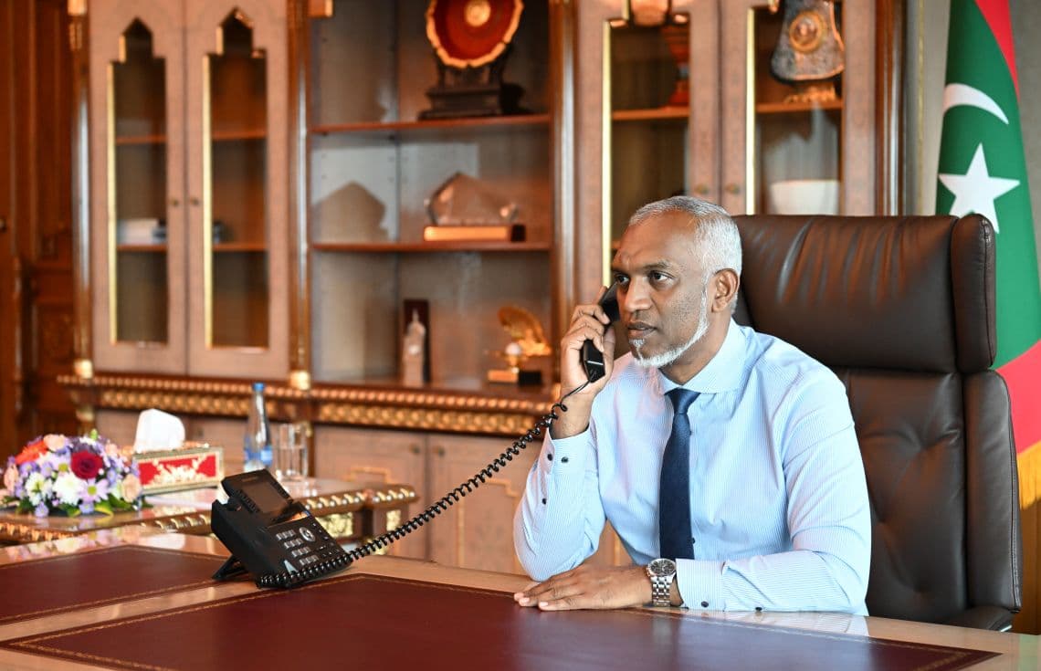 ރައީސުލްޖުމްހޫރިއްޔާ ޑރ. މުހައްމަދު މުއިއްޒު---