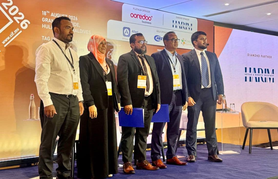 ކޮންސްޓްރަކްޝަން އިންޑަސްޓްރީ ފޯރަމްގެ ތެރެއިން. / ފޮޓޯ: އެލައިޑް އިންޝުއަރެންސް