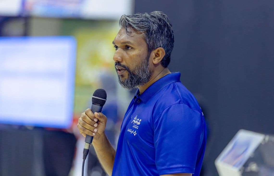 ހައުސިން މިނިސްޓްރީގެ ސްޓޭޓް މިނިސްޓަރު އަހްމަދު ނާޒިމް މުހައްމަދު. / ފޮޓޯ: މިނިސްޓްރީ