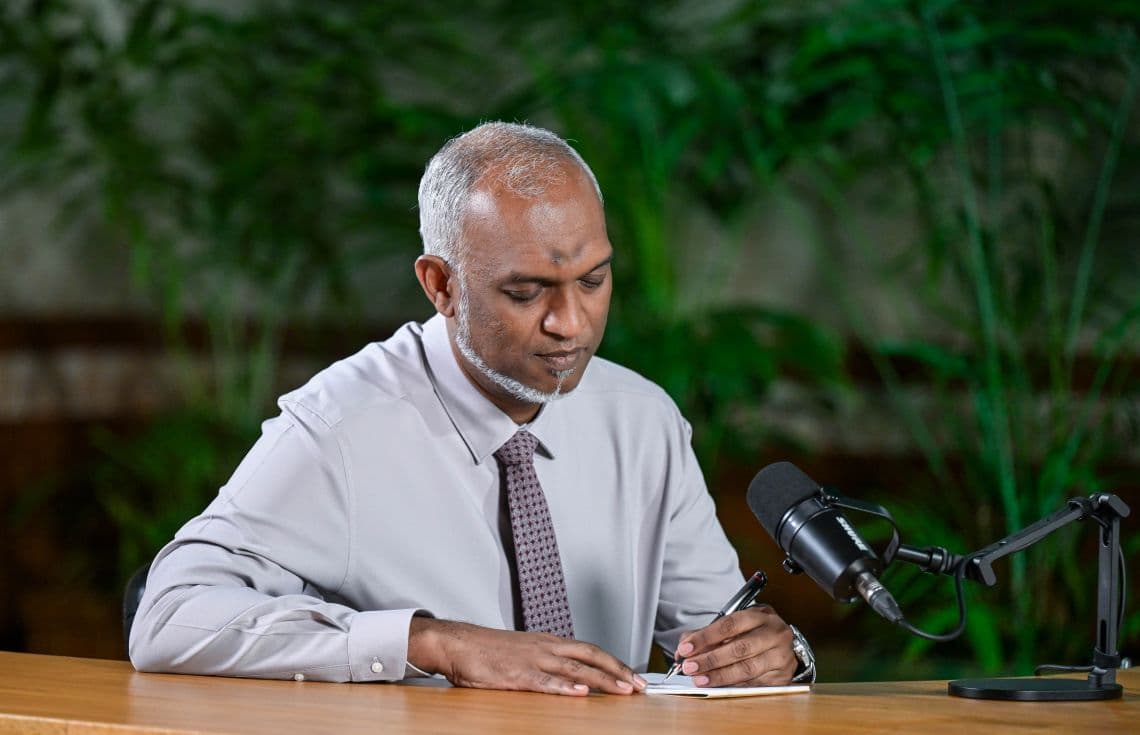 "ނެޝަލަން ޗެޓް" ޕްރޮގްރާމުގައި ރައީސް ވާހަކަފުޅު ދައްކަވަނީ---