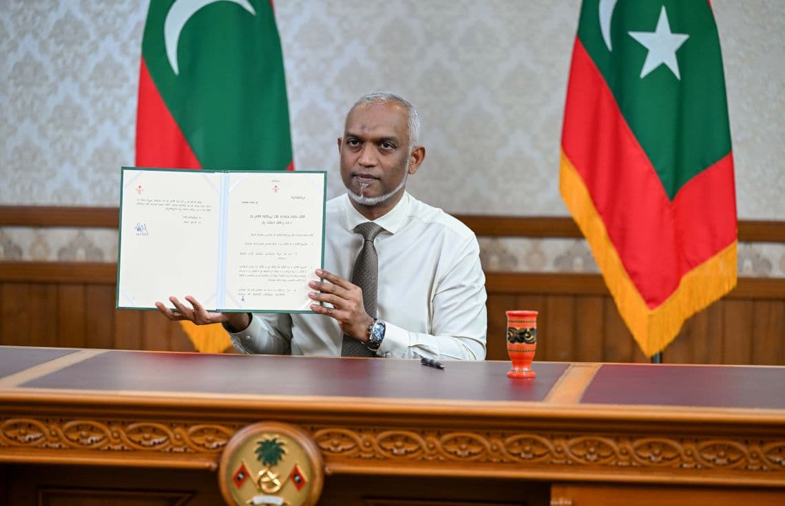 ރައީސް ޑރ. މުހައްމަދު މުއިއްޒު. / ފޮޓޯ: ރައީސް އޮފީސް