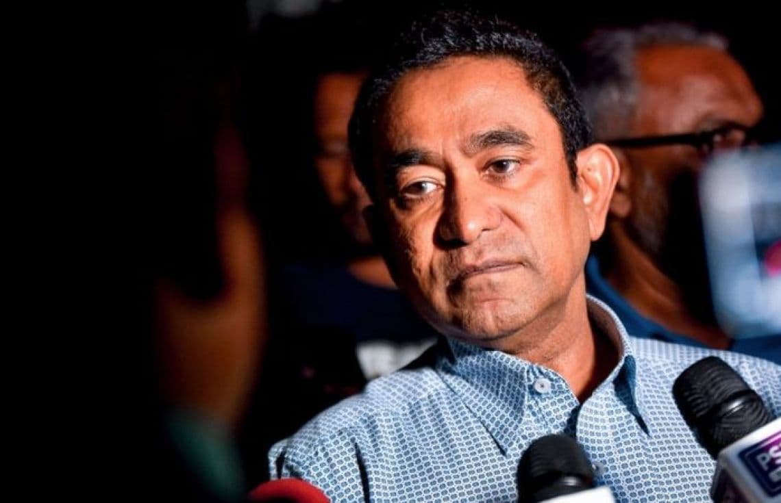 ކުރީގެ ރައީސް އަބްދުﷲ ޔާމީން. / ފޮޓޯ: އަހްމަދު ޝުރާއު