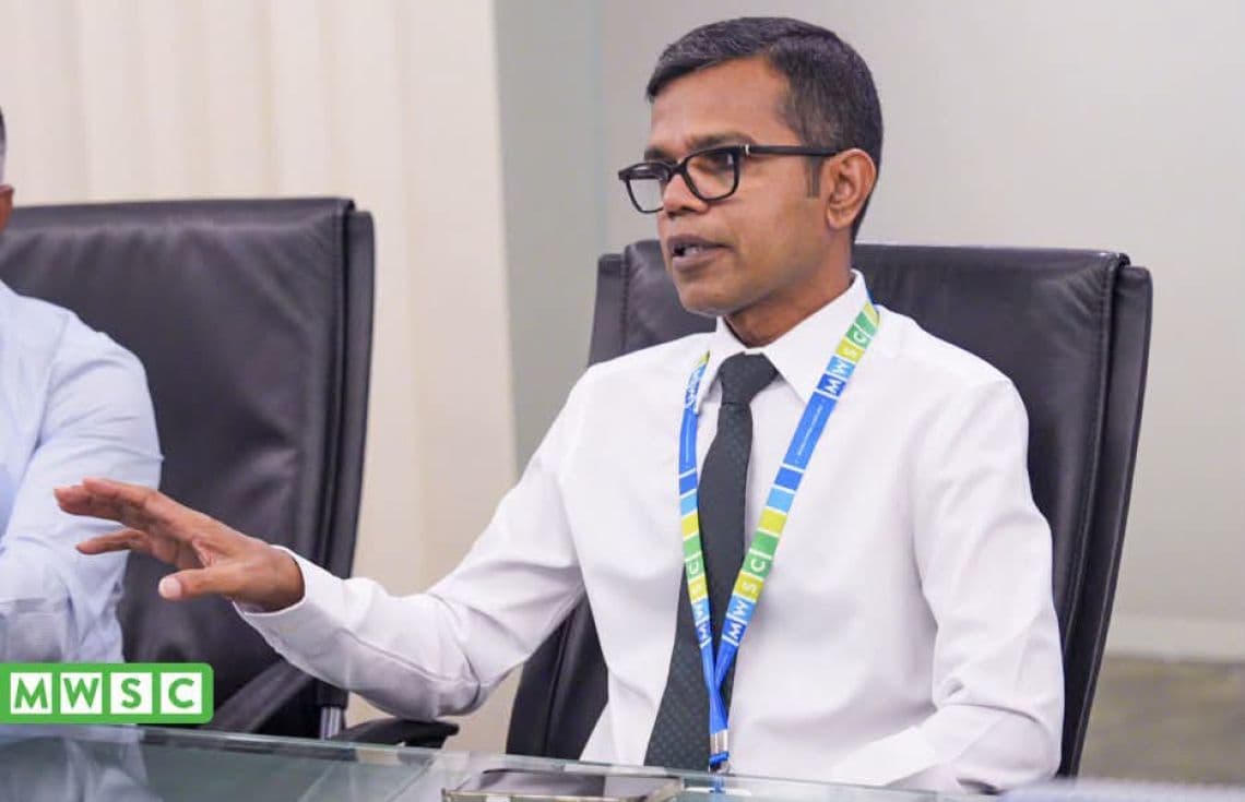 އެމްޑަބްލިއުއެސްސީގެ މެނޭޖިންގ ޑިރެކްޓަރު ހުސައިން ފަހުމީ---