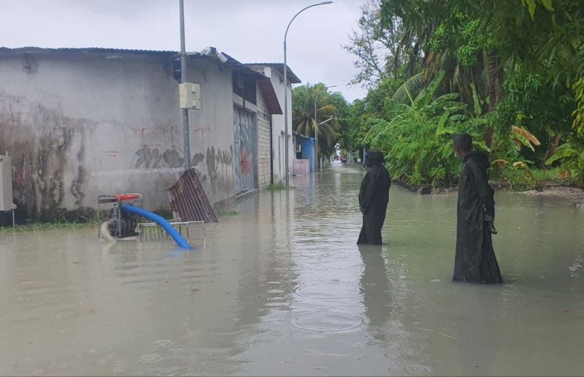 ފޭދޫގައި ފެންބޮޑުވެފަ / ފޮޓޯ: އެމްއެންޑީއެފް