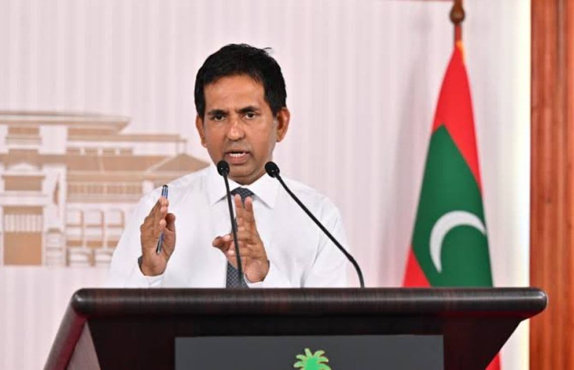 އިކޮނޮމިކް މިނިސްޓަރު މުޙައްމަދު ސަޢީދު.