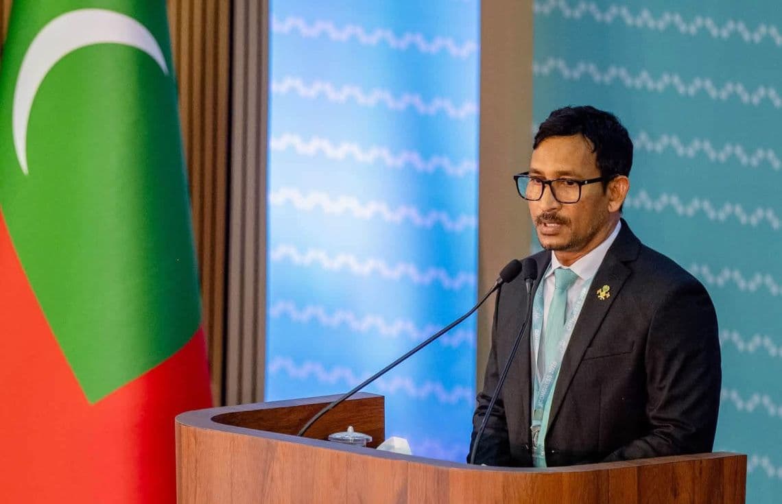 ޕީއެންސީގެ ޕާލިމެންޓަރީ ގްރޫޕްގެ ލީޑަރު އިބްރާހިމް ފަލާހު.