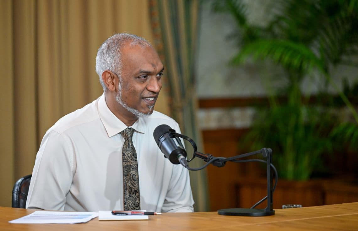 "ނޭޝަން ޗެޓް" ޕޮޑްކާސްޓްގެ އެޕިސޯޑެއްގައި ރައީސް ވާހަކަފުޅުދައްކަވަނީ/ ރައީސް އޮފީސް