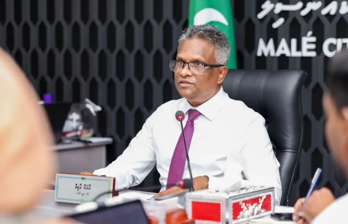 މާލެ ސިޓީގެ މޭޔަރު އާދަމް އާޒިމް---