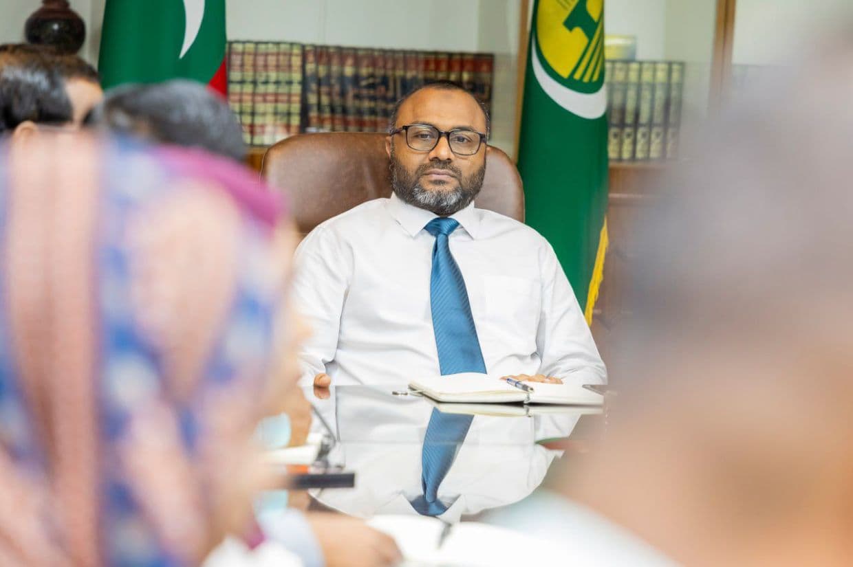 އިސްލާމިކް މިނިސްޓަރ ޑރ. މުޙައްމަދު ޝަހީމް ޢަލީ ސަޢީދު.