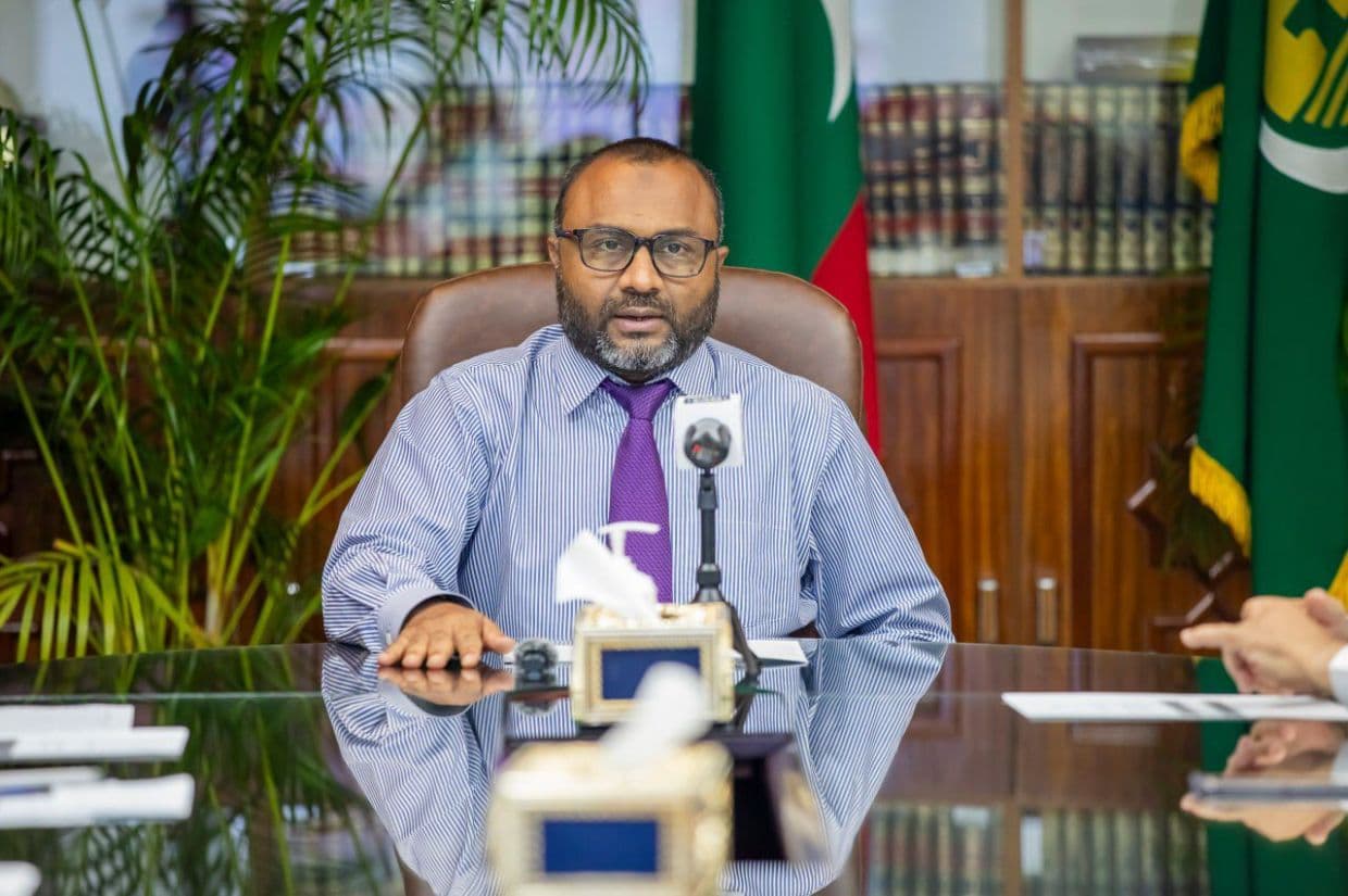 އިސްލާމިކް މިނިސްޓަރ ޑރ. މުޙައްމަދު ޝަހީމް ޢަލީ ސަޢީދު. / ފޮޓޯ: އިސްލާމިކް މިނިސްޓްރީ