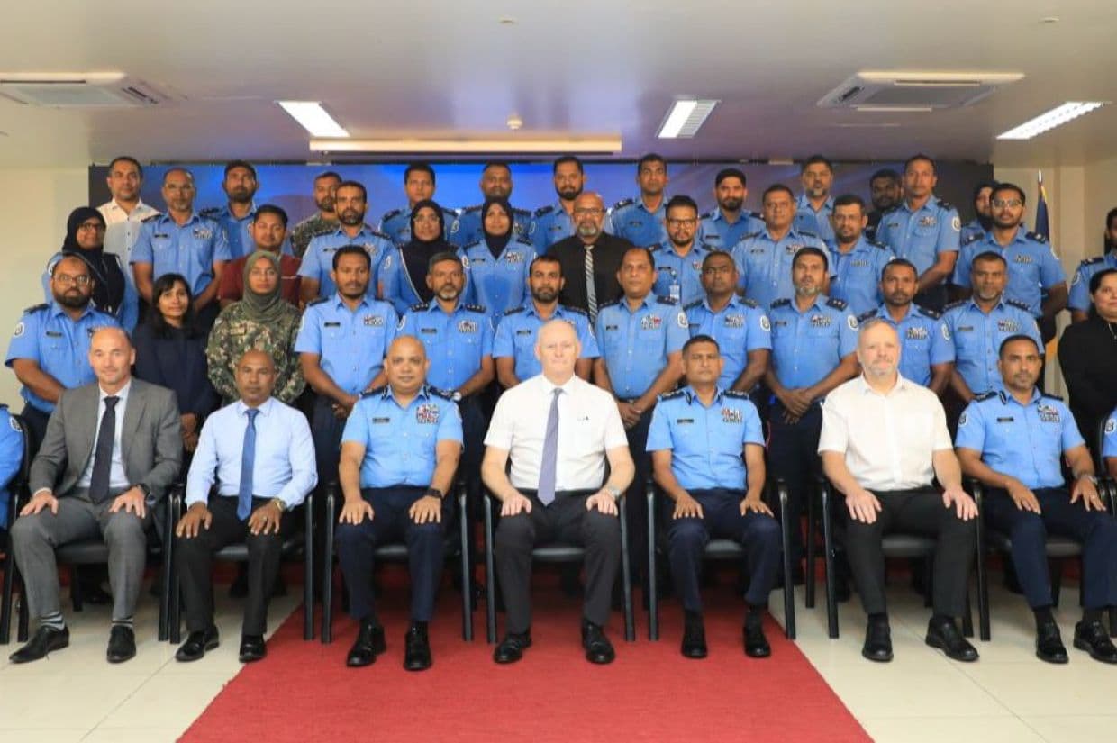 އިމަޖެންސީ ޕްރިޕެއާޑްނަސް ރެސްޕޮންސް އެންޑް ރިކަވަރީ ޑިވޮލޮޕްމަންޓް ވަރކްޝޮޕް. / ފޮޓޯ: ފުލުހުން