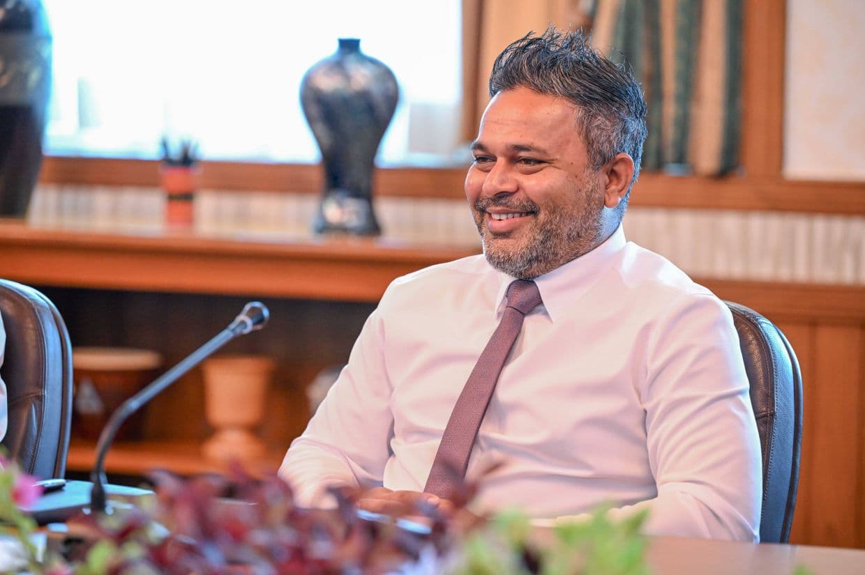 ފިޝަރީޒް މިނިސްޓަރު އަހުމަދު ޝިޔާމް / ފޮޓޯ: ޚުލާސާ