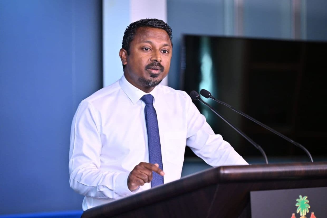 ބަންޑާރަނައިބު އަލްއުސްތާޛު އަޙްމަދު އުޝާމް / ފޮޓޯ: ރައީސް އޮފީސް