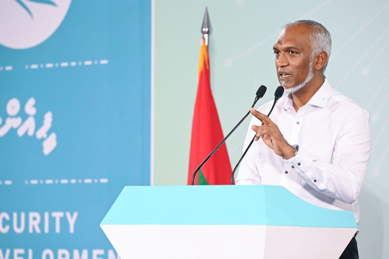ރައީސް ޑރ. މުޙައްމަދު މުޢިއްޒު ހަރުގެ ޖަލްސާގައި ވާހަކަފުޅު ދައްކަވަނީ