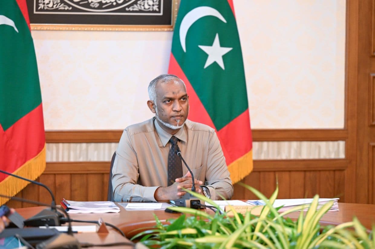 ރައީސުލްޖުމްހޫރިއްޔާ ޑޮކްޓަރ މުޙައްމަދު މުޢިއްޒު- މި ފަންޑު ހުޅުވުމުގެ ސަބަބުން ކުޅިވަރު ތަރައްޤީކުރުމަށް އެހީތެރިކަން ލިބިގެންދާނެ. / ފޮޓޯ: ރައީސް އޮފީސް