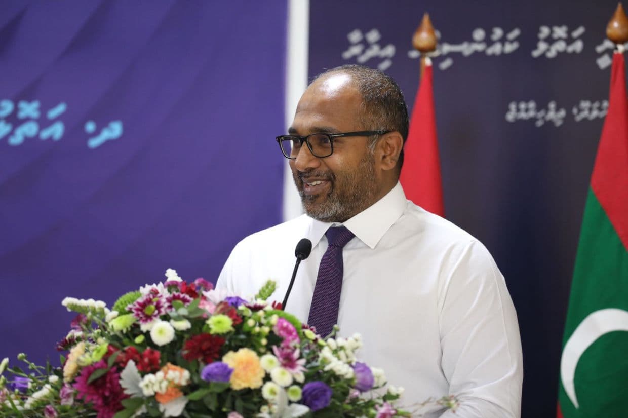 މިނިސްޓަރ ޢަލީ އިޙްސާން. / ފޮޓޯ: ދާޚިލީ ވުޒާރާ