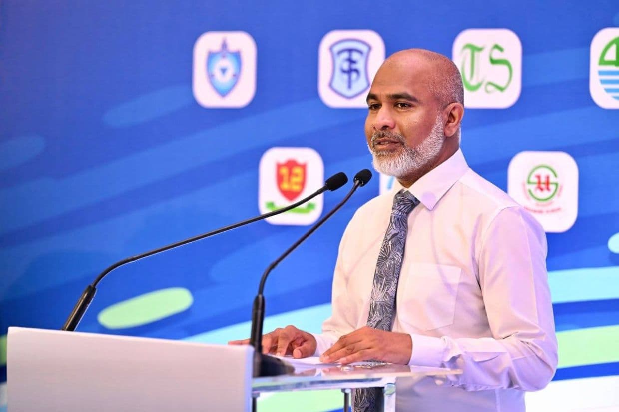 އެޑިއުކޭޝަން މިނިސްޓަރ ޑރ. އިސްމާޢީލް ޝަފީޢު. / ފޮޓޯ: ރައީސް އޮފީސް