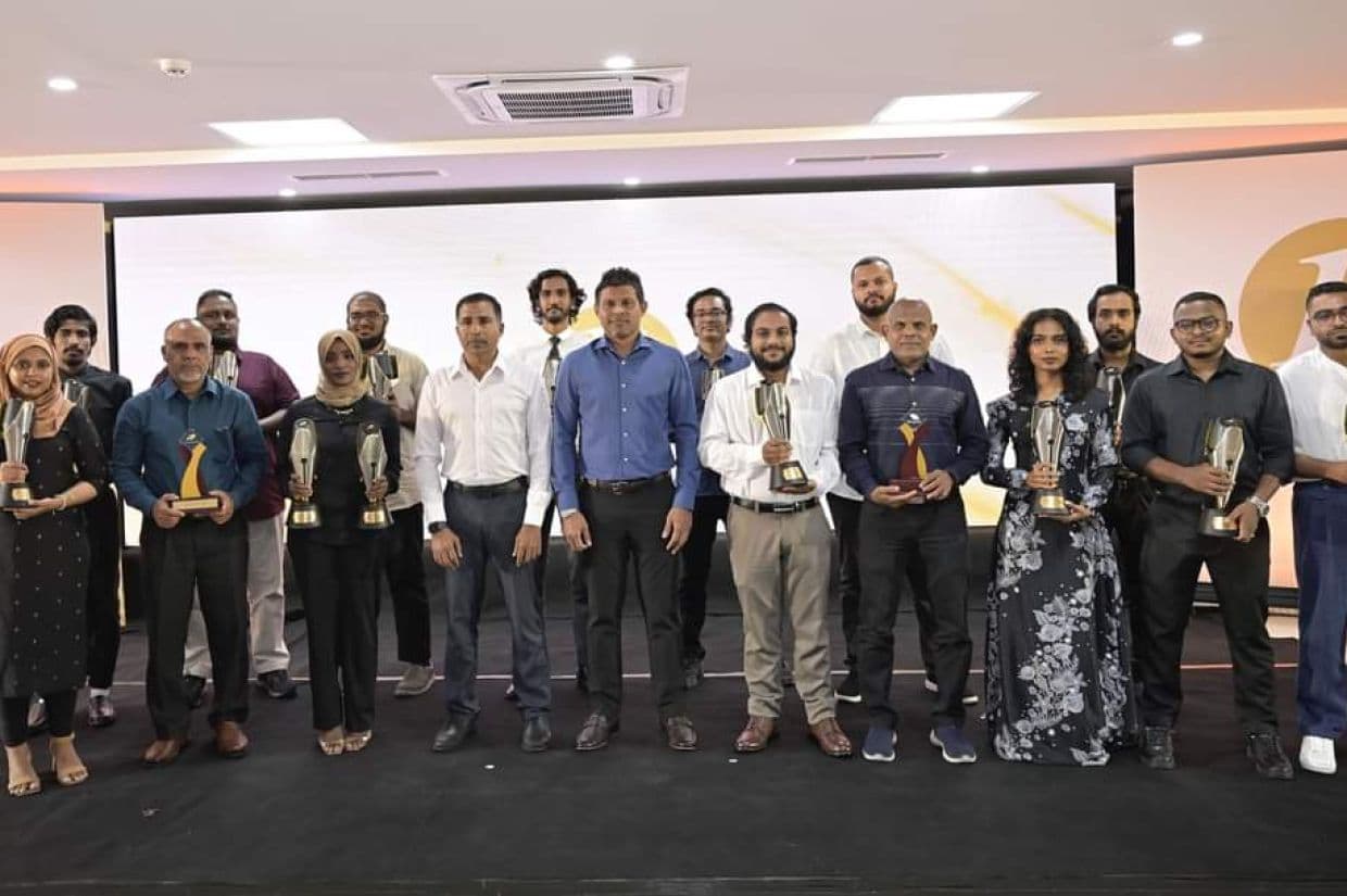 އެންމެ ފަހުން ބޭއްވި ނޫސްވެރިންގެ އެވޯޑް ދިނުމަށް ބޭއްވި ރަސްމިއްޔާތުގެ ތެރެއިން/ ފޮޓޯ: މީޑިއާކައުންސިލް