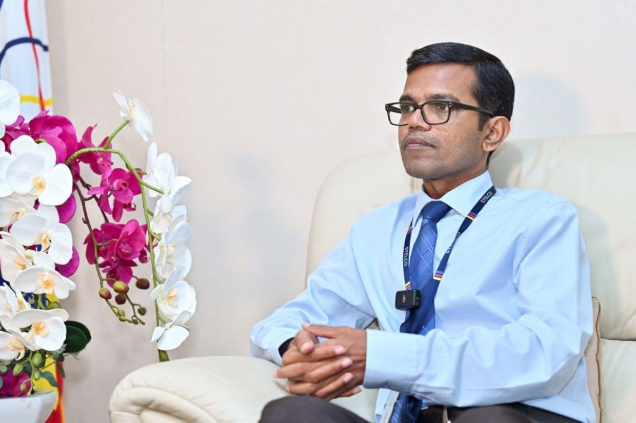 ސްޓެލްކޯގެ މެނޭޖިންގ ޑިރެކްޓަރު ޙުސައިން ފަހުމީ.