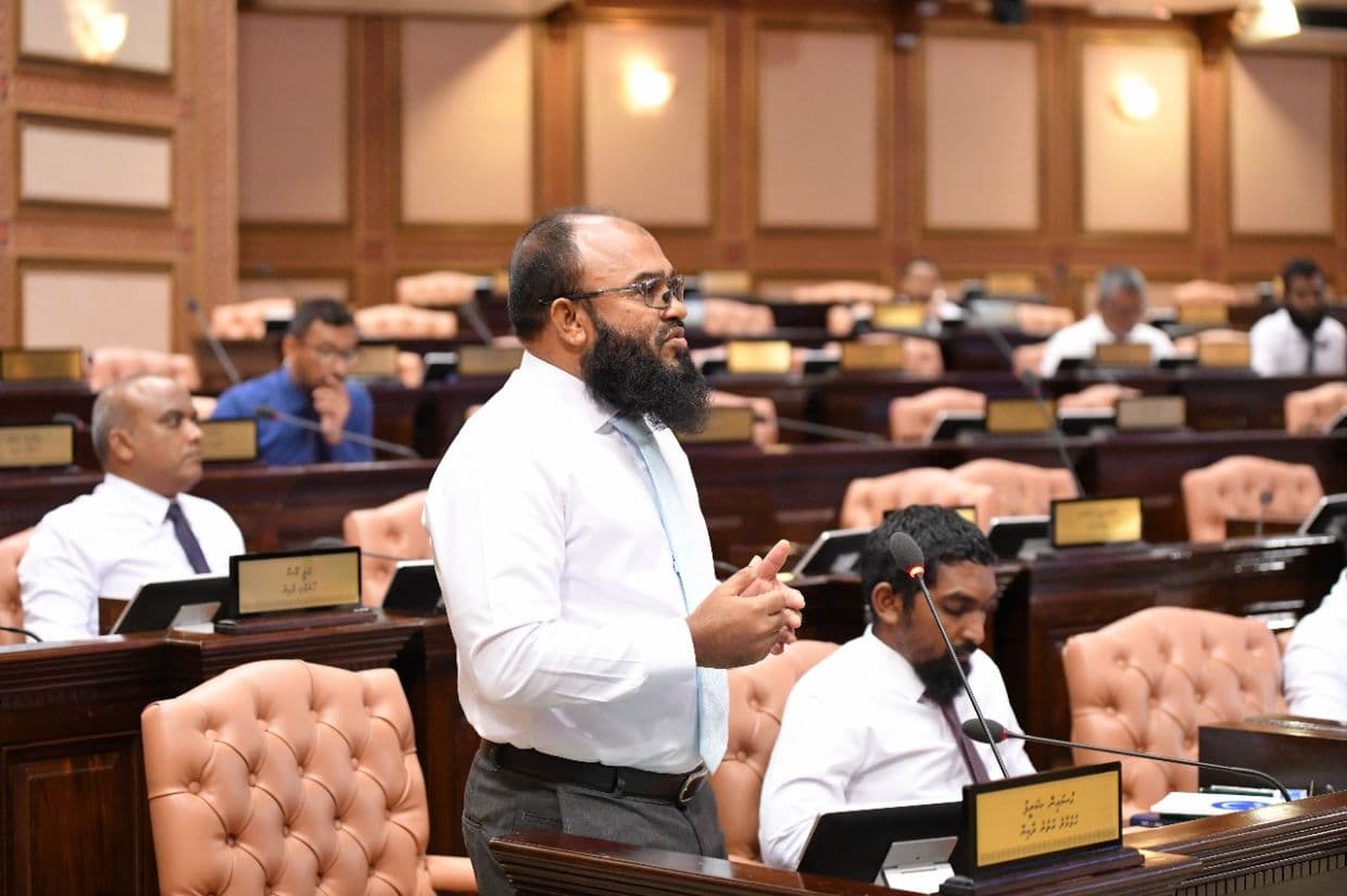 ހުޅުމާލެ އުތުރު ދާއިރާގެ މެންބަރު ހުސެއިން ޝަރީފް / ފޮޓޯ: މަޖިލިސް