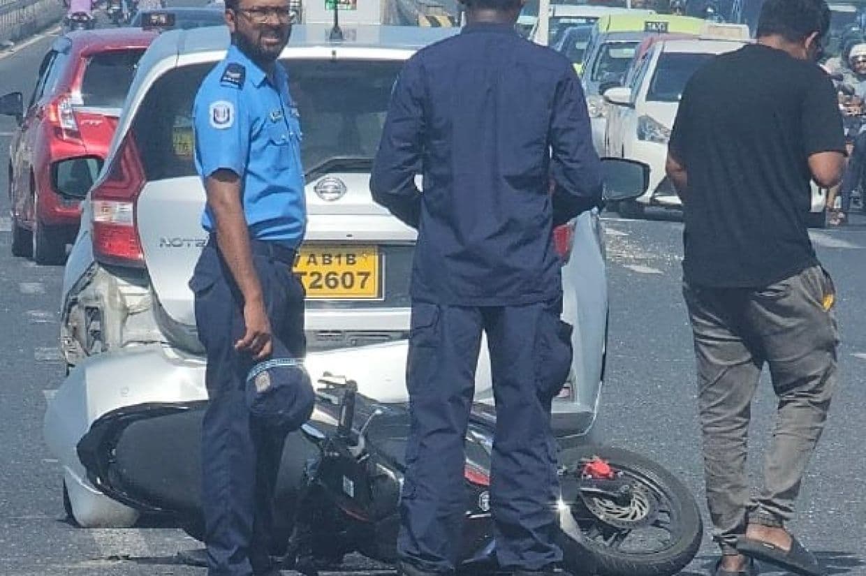 މާލޭގައި މީގެކުރިން ހިނގި އެކްސިޑެންޓެއް