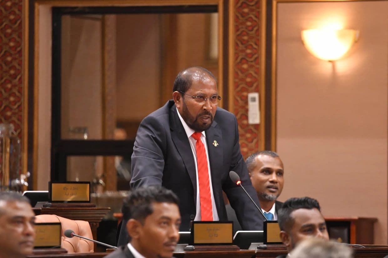 ރައްޔިތުންގެ މަޖިލީހުގެ މާމިގިލީ ދާއިރާގެ ޢިއްޒަތްތެރި މެމްބަރު ޤާސިމް އިބްރާހިމް / ފޮޓޯ: މަޖިލިސް