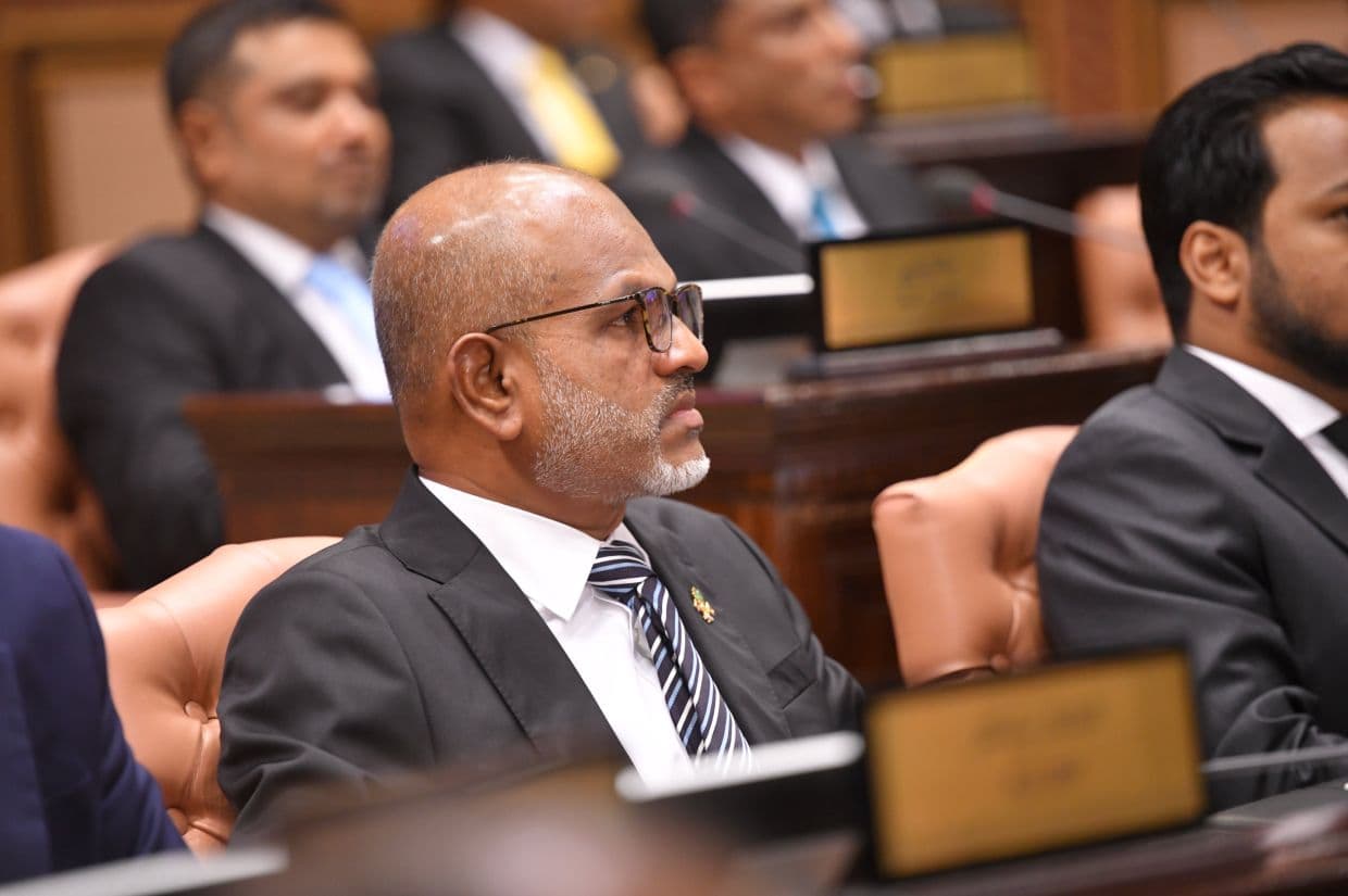 ރައްޔިތުންގެ މަޖިލީހުގެ ދިއްގަރު ދާއިރާގެ މެމްބަރު އަޙްމަދު ނާޡިމް / ފޮޓޯ: މަޖިލިސް