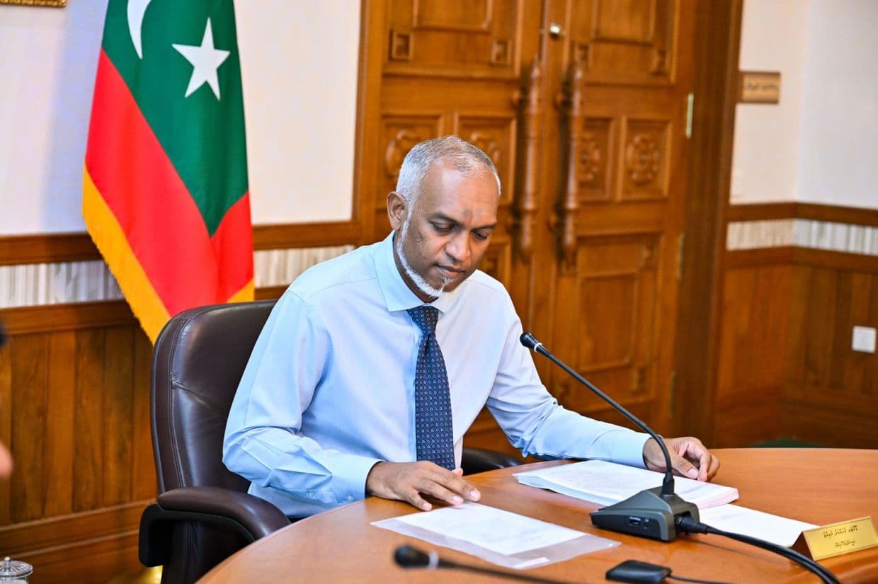 ރައީސުލްޖުމްހޫރިއްޔާ ޑރ. މުޙައްމަދު މުއިއްޒު. / ފޮޓޯ: ރައީސް އޮފީސް