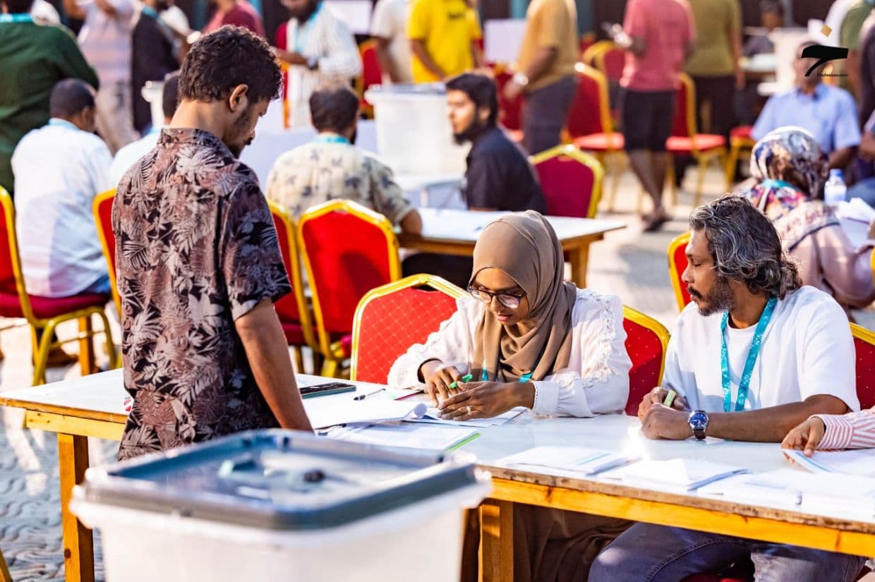މިއަދު ކުރިޔަށް ދިޔަ ޕީއެންސީ އިންތިޚާބްގެ ތެރެއިން/ ފޮޓޯ: ޚުލާސާ