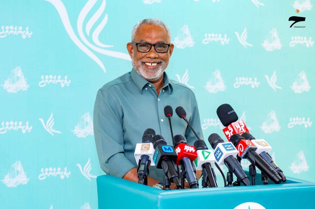 ޕީއެންސީން މިރޭ ބޭއްވި ނޫސްވެރިންގެ ބައްދަލުވުމުގެ ތެރެއިން / ފޮޓޯ: ޚުލާސާ