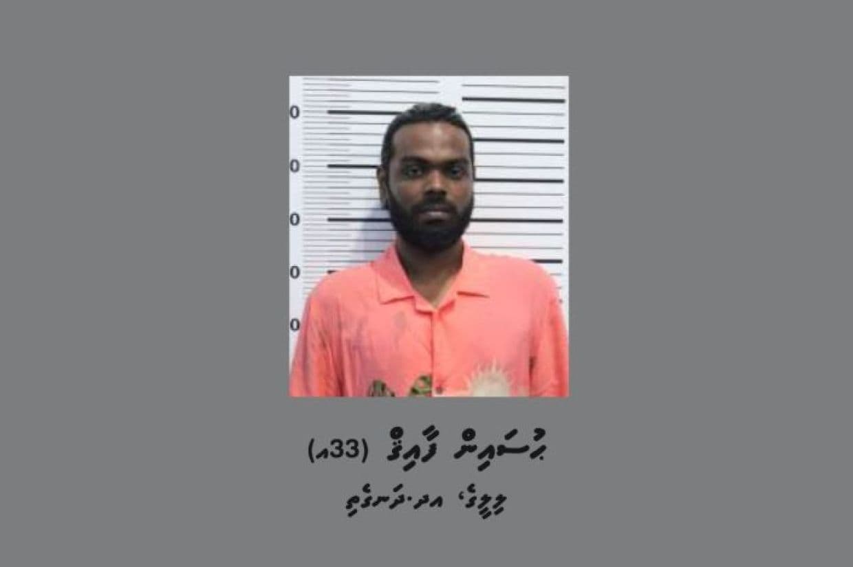 ފުލުހަކަށް ވަޅިއަކުން ހަމަލާދޭން އުޅުނު ކަމުގެ ތުހުމަތުގައި ހައްޔަރުކުރި މީހާ