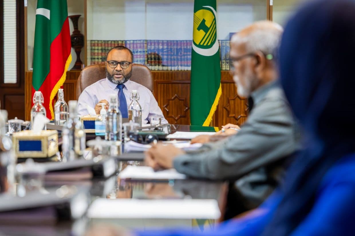 އިސްލާމިކް މިނިސްޓަރު ޑރ. މުޙައްމަދު ޝަހީމް ޢަލީ ސަޢީދު / ފޮޓޯ: ޒަކާތު ހައުސް