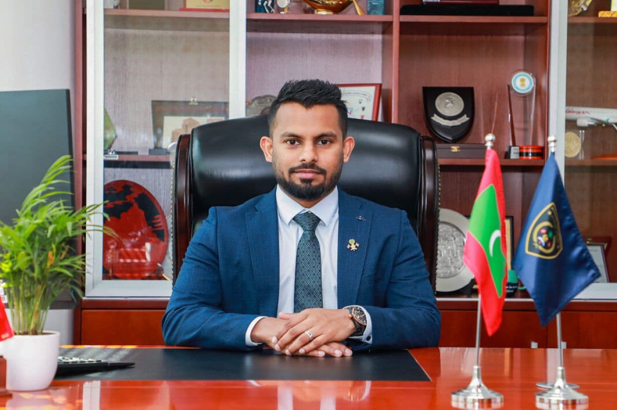 އިމިގްރޭޝަން ކޮންޓްރޯލަރ ޝަމްޢާން ވަޙީދު / ފޮޓޯ: ޚުލާސާ
