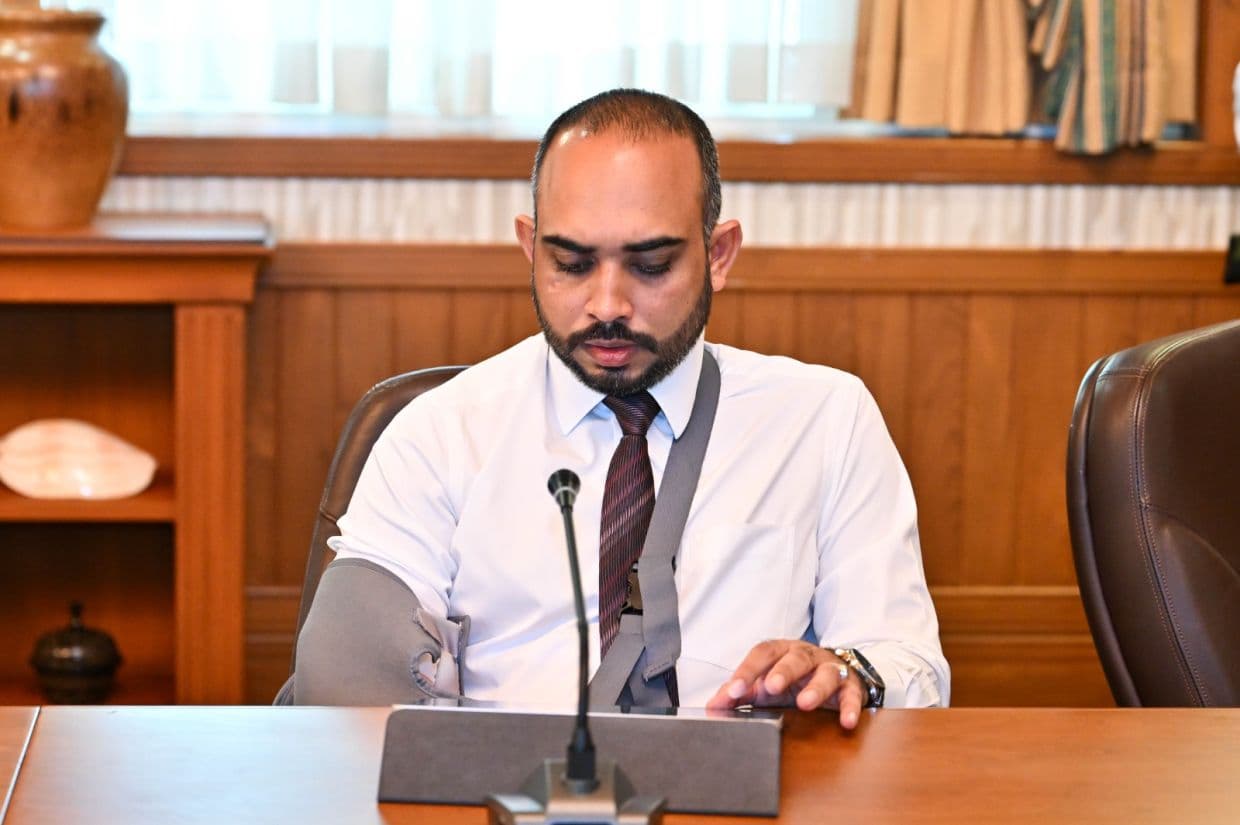 ވަޒީރު އިބްރާހީމް ވަޙީދު (އަސްވާޑް)/ ފޮޓޯ: ޚުލާސާ