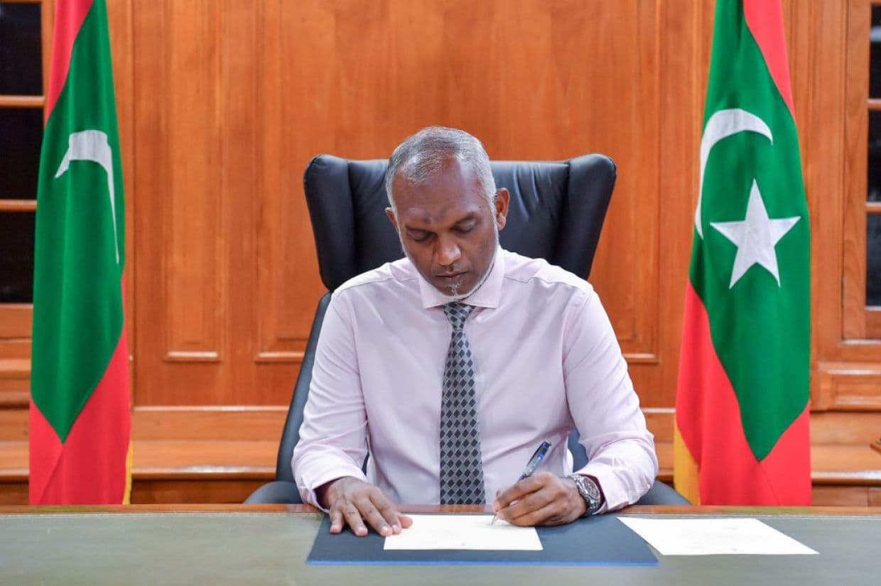 ރައީސުލްޖުމްހޫރިއްޔާ ޑރ. މުޙައްމަދު މުޢިއްޒު/ ފޮޓޯ: ރައީސް އޮފީސް