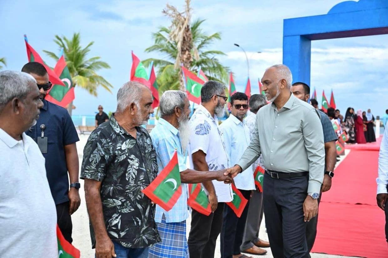 ރައީސުލްޖުމްހޫރިއްޔާއަށް ކ. ގާފަރަށް ވަޑައިގަތުން/ ފޮޓޯ: ރައީސް އޮފީސް