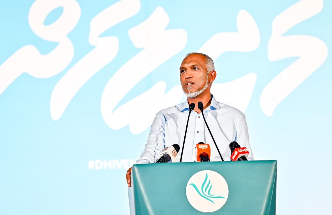 "މަޖިލީސް އިންތިހާބުގައި ވޯޓު ދެއްވަންވީ ތަރައްޤީއަށް" ރައީސް ޑރ. މުހައްމަދު މުއިއްޒު