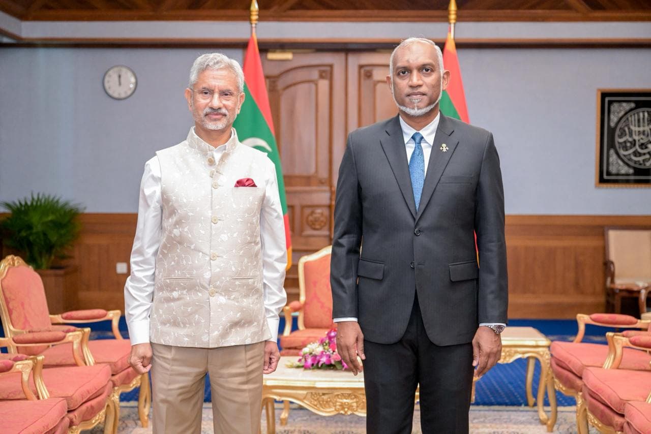 ރައީސް އިންޑިއާގެ އެކްސްޓާނަލް އެފެއާޒް މިނިސްޓަރާ ބައްދަލުކުރައްވަނީ/ ފޮޓޯ: ރައީސް އޮފީސް