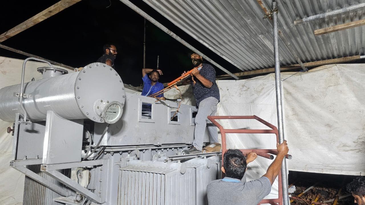 ކަރަންޓު މައްސަލަ ހައްލުވަންދެން ސްޓެލްކޯގެ ޓީމެއް ކުޅުދުއްފުށީގައި