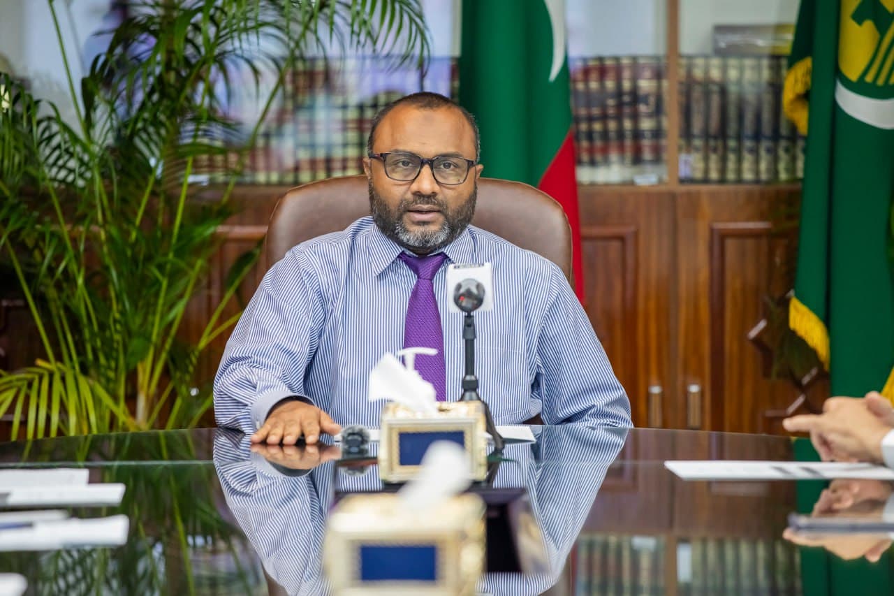 އިސްލާމިކް މިނިސްޓަރ ޑރ. މުޙައްމަދު ޝަހީމް ޢަލީ ސަޢީދު.