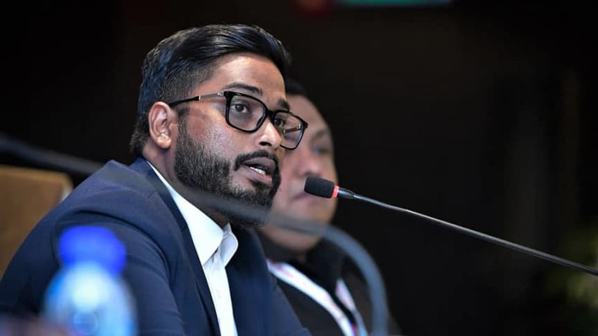 އެފްއޭއެމްގެ ކުރީގެ ރައީސް ބައްސާމް އަދީލް ޖަލީލު/ ފޮޓޯ: ސަން