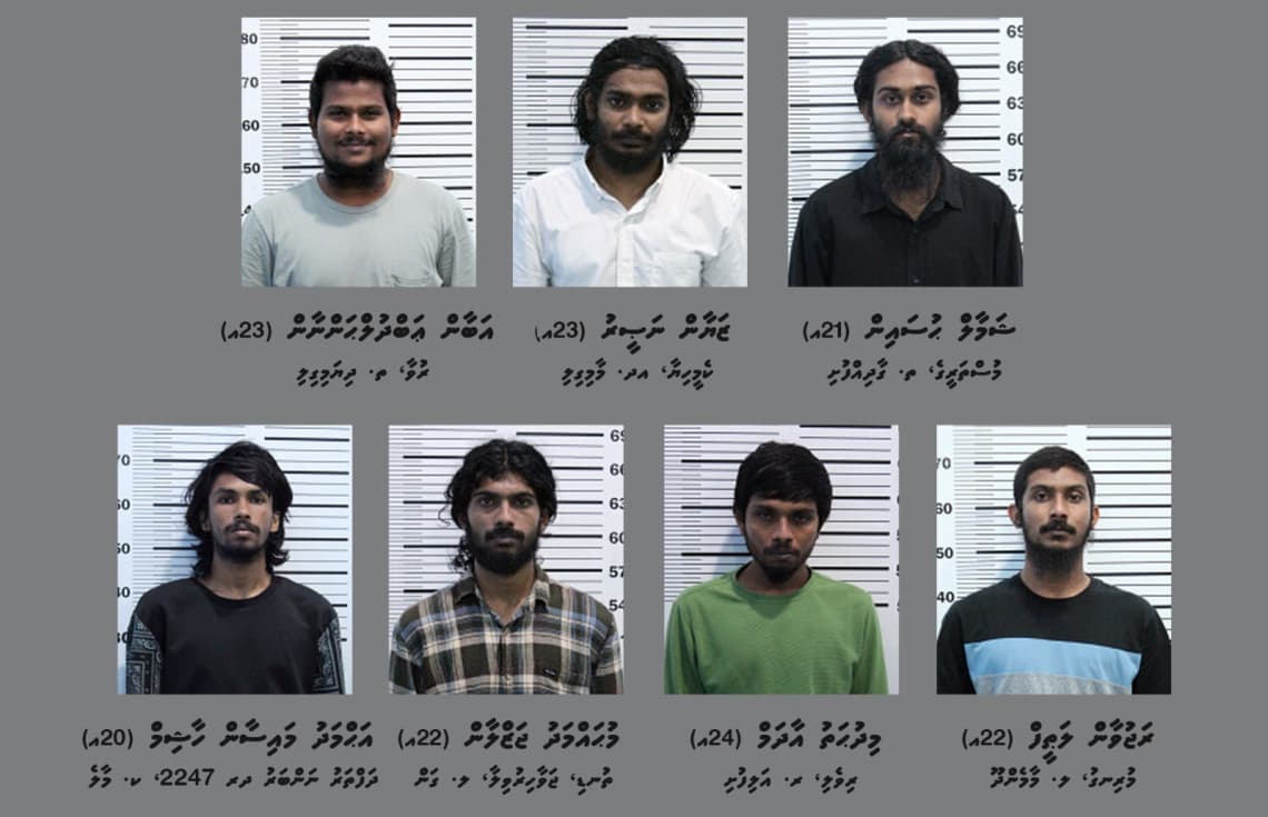 ޝަމީމަށް ހަމަލާދިން މައްސަލާގައި ދައުވާކުރި ހަތް މީހުން