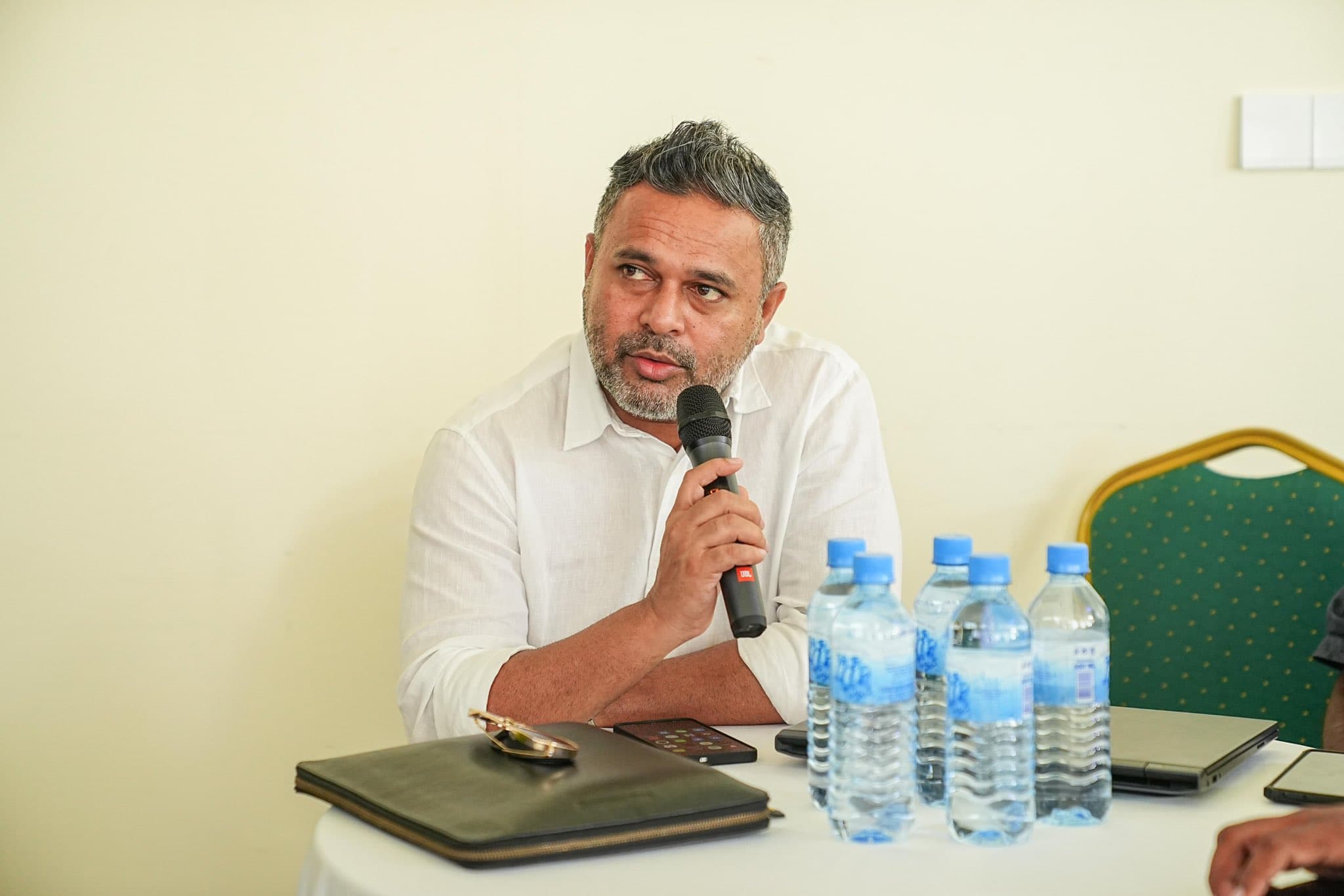 ވަޒީރު އަޙްމަދު ޝިޔާމް / ފޮޓޯ - މަސްވެރިކަމާއި ކަނޑުގެ ވަޞީލަތްތަކާ ބެހޭ ވުޒާރާ