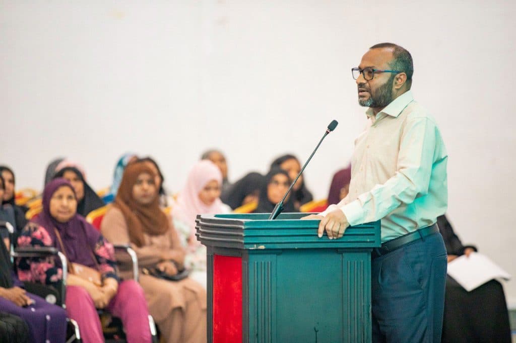 އިސްލާމިކް މިނިސްޓަރ ޑރ. މުޙައްމަދު ޝަހީމް ޢަލީ ސަޢީދު.